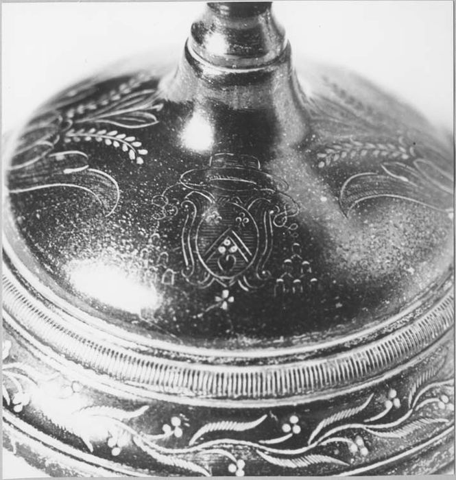 calice, détail du pied