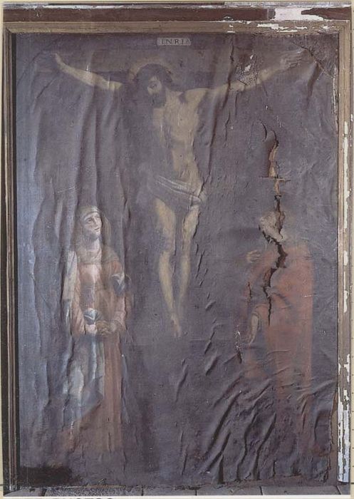 tableau d'autel : Calvaire