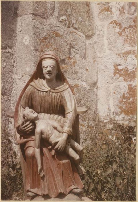 groupe sculpté (statuette) : Vierge de Pitié