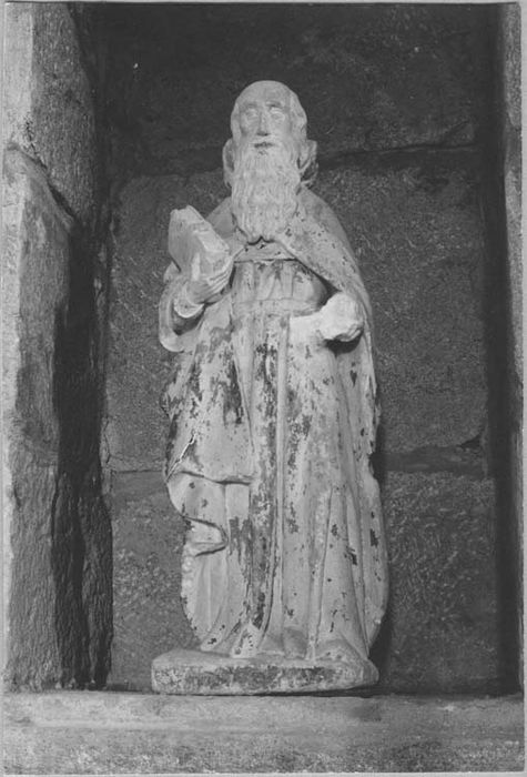statuette : saint évêque, dit saint Blaise