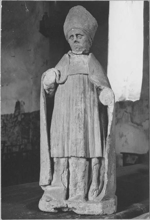statuette : saint ermite, dit saint Léonard