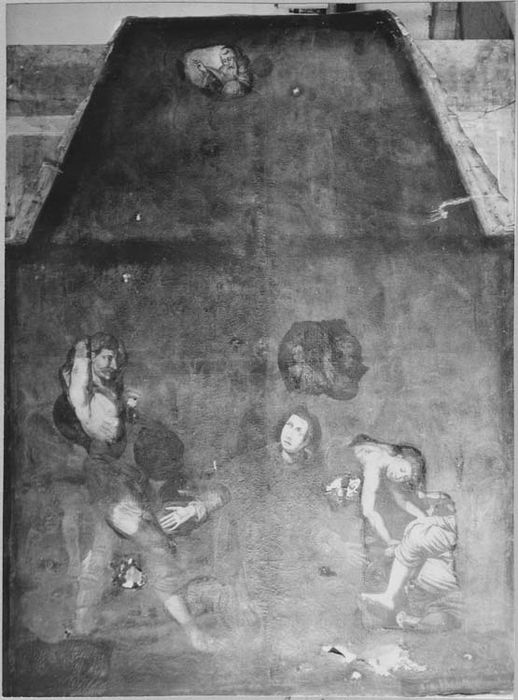 tableau, cadre : le Martyre de saint Etienne