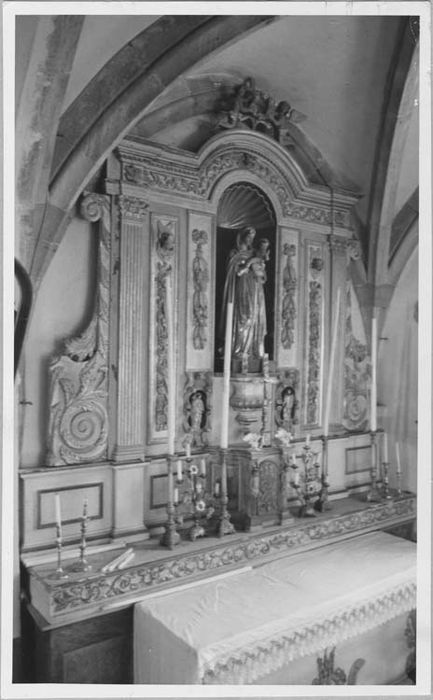 Gradin, tabernacle, retable