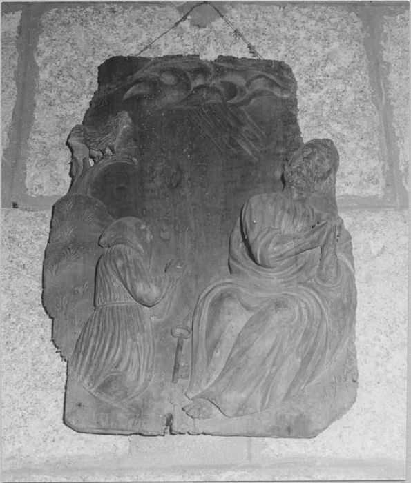 demi-relief : saint Pierre et le pénitent