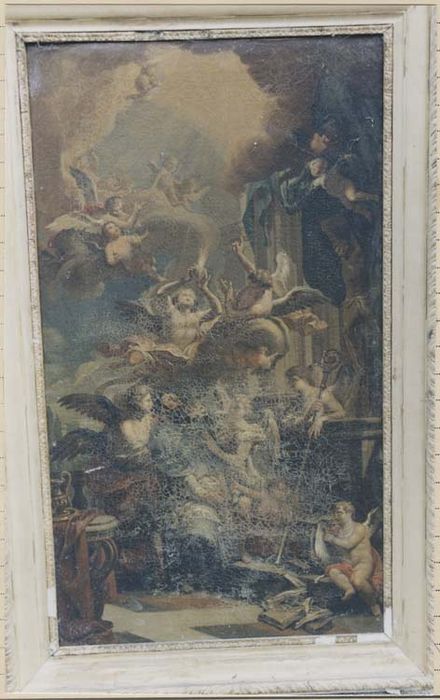 tableau : saint Augustin contemplant la Trinité