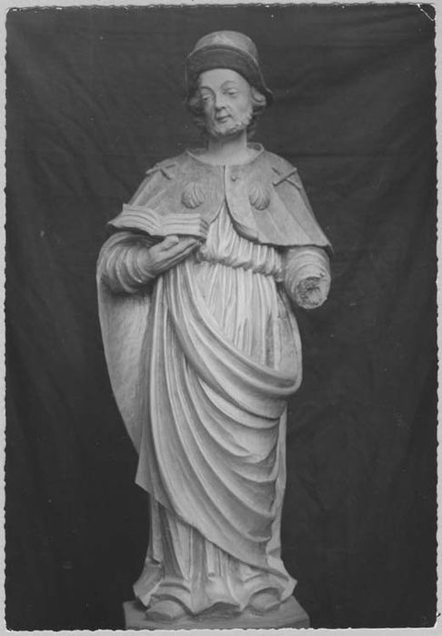 statue (demi-nature) : saint Jacques le Majeur