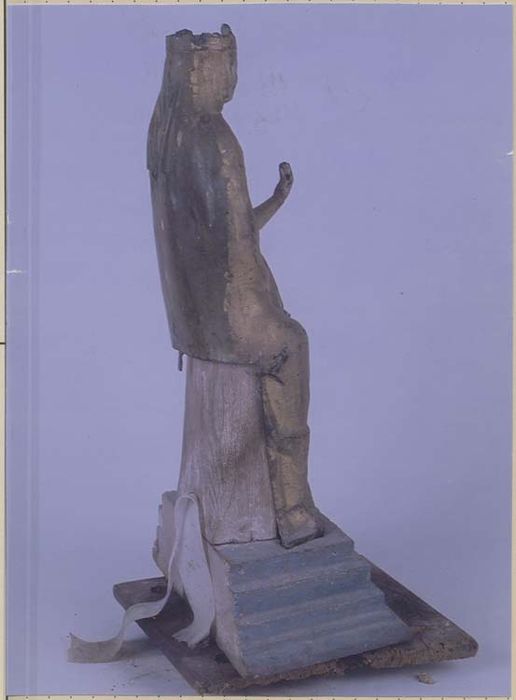 statuette : Vierge à l'Enfant assise