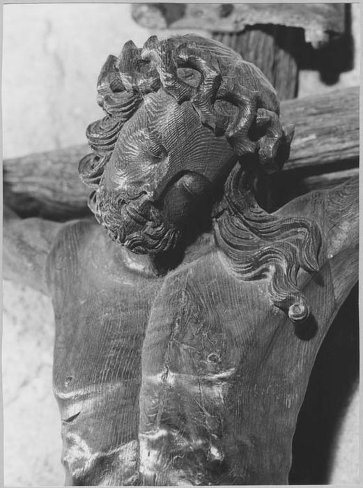 groupe sculpté (petite nature) : Calvaire, Christ