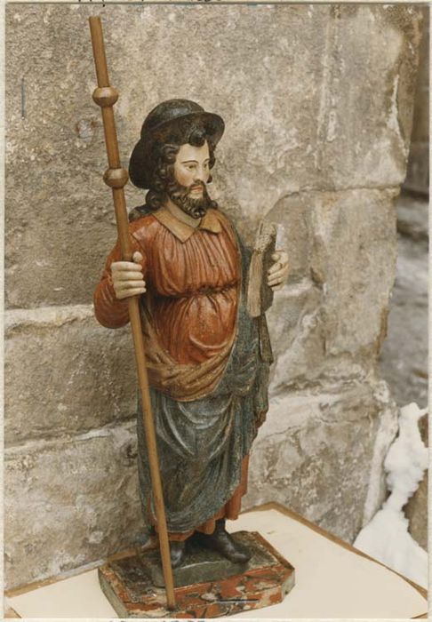 statue (demi-nature) : saint Jacques le Majeur