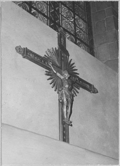 croix de procession de pénitents blancs, dite croix de la Lunade