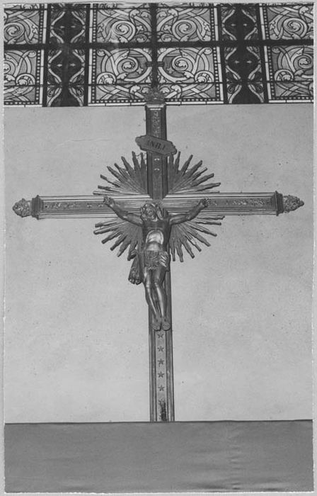 croix de procession de pénitents blancs, dite croix de la Lunade