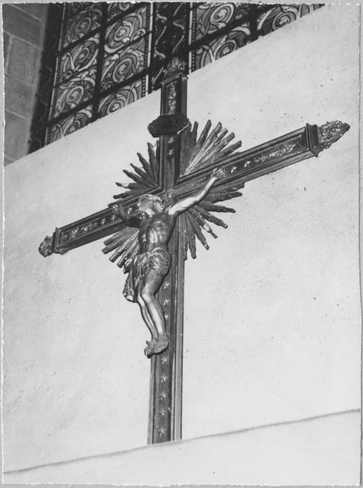 croix de procession de pénitents blancs, dite croix de la Lunade