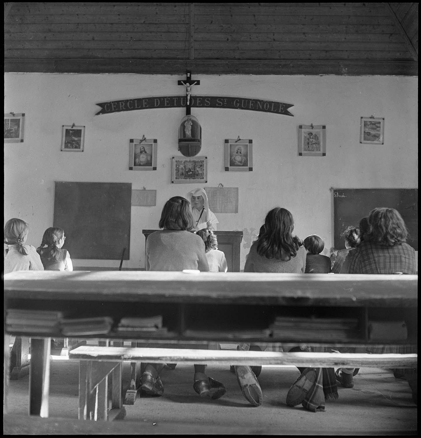 Jours de classe à l’école catholique