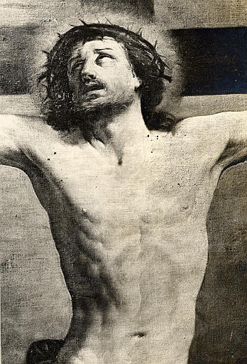 tableau : Christ en croix, détail