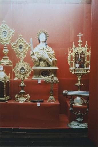 buste-reliquaire, bois doré - © Ministère de la Culture (France), Médiathèque du patrimoine et de la photographie (objets mobiliers), tous droits réservés