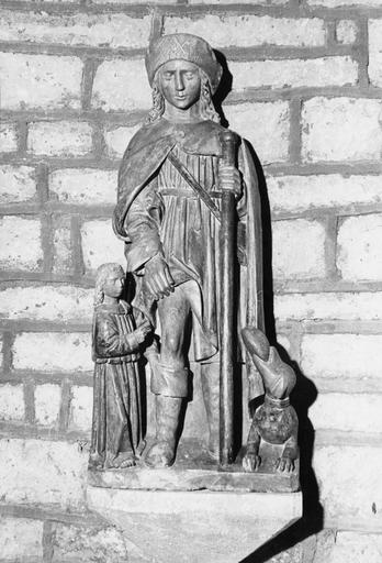 statue : saint Roch, pierre - © Ministère de la Culture (France), Médiathèque du patrimoine et de la photographie (objets mobiliers), tous droits réservés