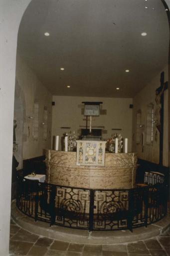 clôture de choeur, autour du maître-autel, à la croisée du transept, fer forgé - © Ministère de la Culture (France), Médiathèque du patrimoine et de la photographie (objets mobiliers), tous droits réservés