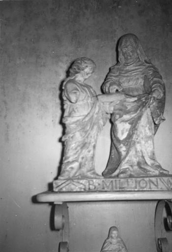 Groupe sculpté : l'Education de la Vierge