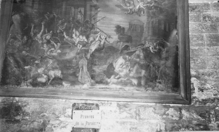 tableau : Le Massacre des Innocents, huile sur toile