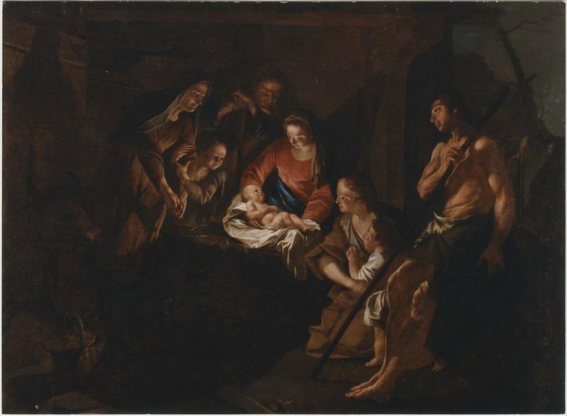 Tableau : Adoration des bergers