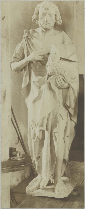 statue : saint Jean-Baptiste, vue générale