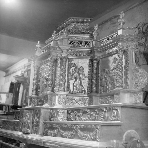 tabernacle du maître-autel, détail de la partie droite