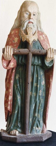 groupe sculpté : la Trinité