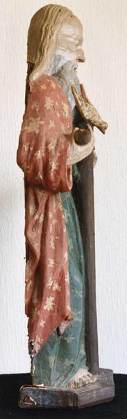 groupe sculpté : la Trinité, profil droit