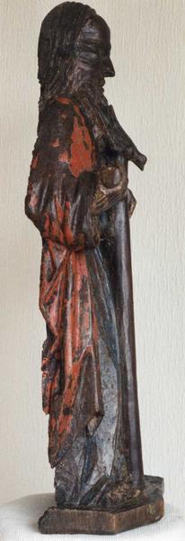 groupe sculpté : la Trinité, profil droit