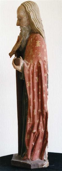 groupe sculpté : la Trinité, profil gauche
