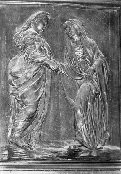 bas-relief : la Visitation