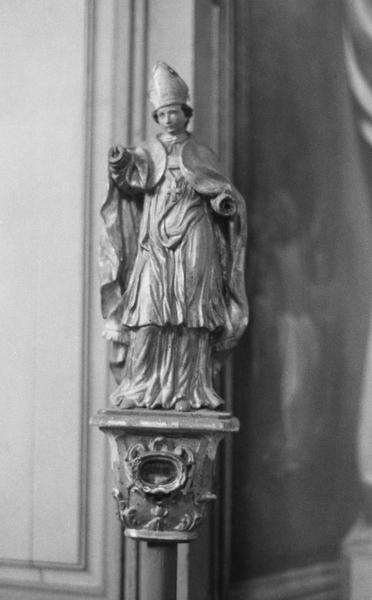 statue : saint Maurice (bâton de confrérie)