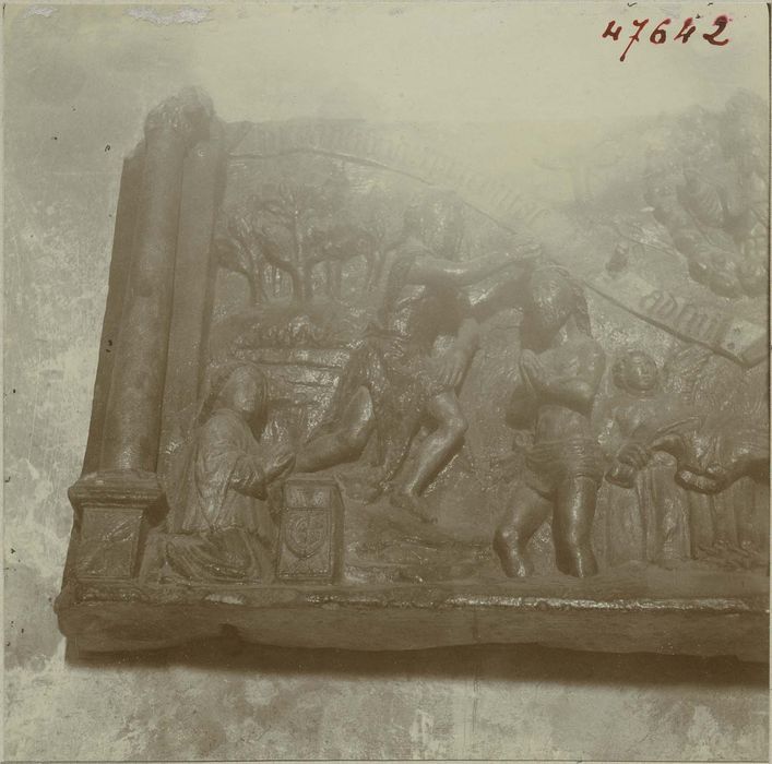 bas-relief (fragment de retable) : le Baptême du Christ, vue générale - © Ministère de la Culture (France), Médiathèque du patrimoine et de la photographie, diffusion RMN-GP