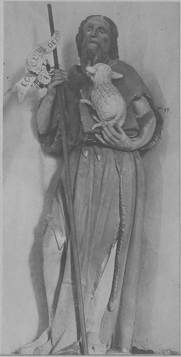 statue : saint Jean-Baptiste, vue générale