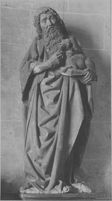 statue : saint Jean-Baptiste, vue générale