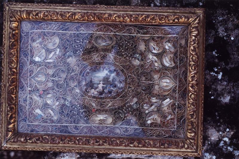 tableau-reliquaire : saint Antoine en prière, vue générale - © Ministère de la Culture (France), Médiathèque du patrimoine et de la photographie (objets mobiliers), tous droits réservés