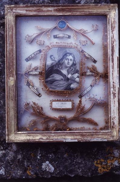 tableau-reliquaire : saint Jean l'évangéliste, vue générale - © Ministère de la Culture (France), Médiathèque du patrimoine et de la photographie (objets mobiliers), tous droits réservés