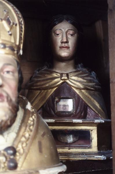 buste-reliquaire : sainte Gertrude, vue générale - © Ministère de la Culture (France), Médiathèque du patrimoine et de la photographie (objets mobiliers), tous droits réservés