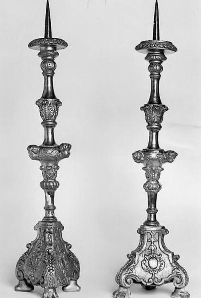 chandeliers d'autel, vue générale - © Ministère de la Culture (France), Médiathèque  du patrimoine et de la photographie (objets mobiliers), tous droits réservés