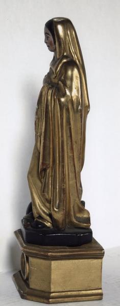 statue-reliquaire : Sainte Marthe ou sainte Marguerite (?), vue générale