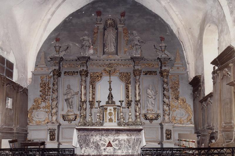 Retable du maître-autel et son tabernacle