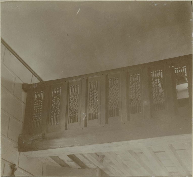garde-corps de tribune, vue générale