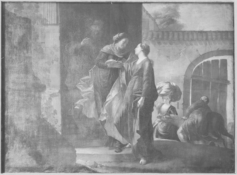 Tableau et cadre : la Visitation