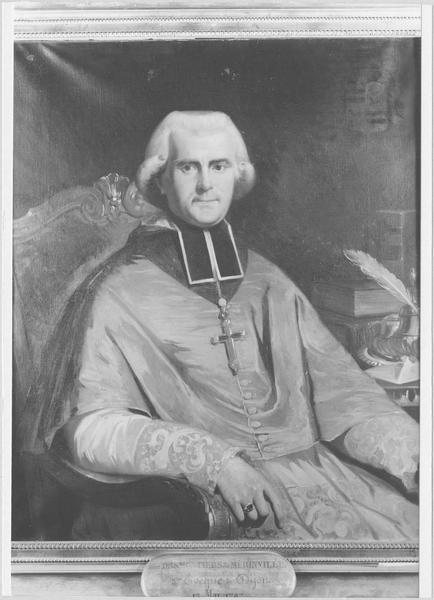 tableaux : portrait de Monseigneur René Desmontiers de Mérinville, vue générale - © Ministère de la Culture (France), Médiathèque du patrimoine et de la photographie (objets mobiliers), tous droits réservés