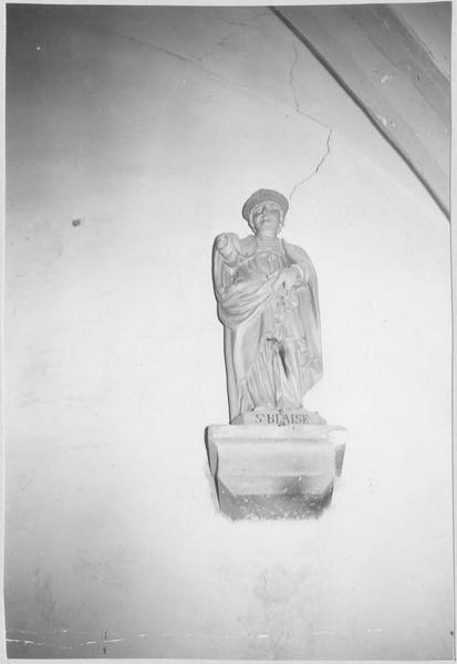 Statue : saint Blaise