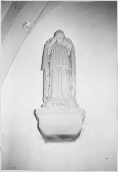 statue : saint Denis, vue générale - © Ministère de la Culture (France), Médiathèque du patrimoine et de la photographie (objets mobiliers), tous droits réservés