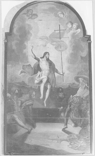 tableau : la Résurrection du Christ, vue générale