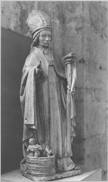 statue : saint Nicolas, vue générale