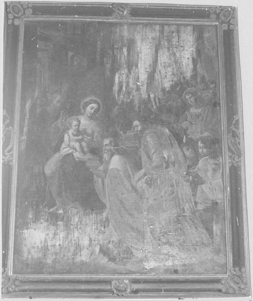 tableau : l'Adoration des Mages, vue générale