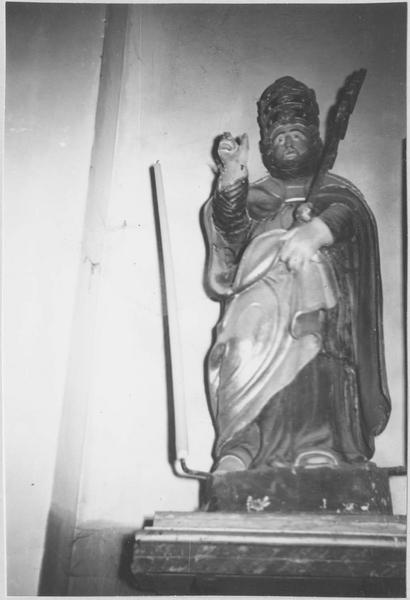 statue : saint Calixte, vue générale